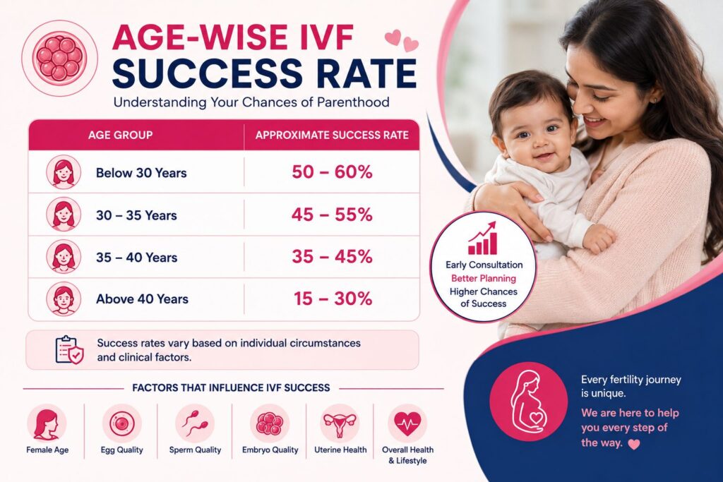 Age-Wise IVF Success Rate