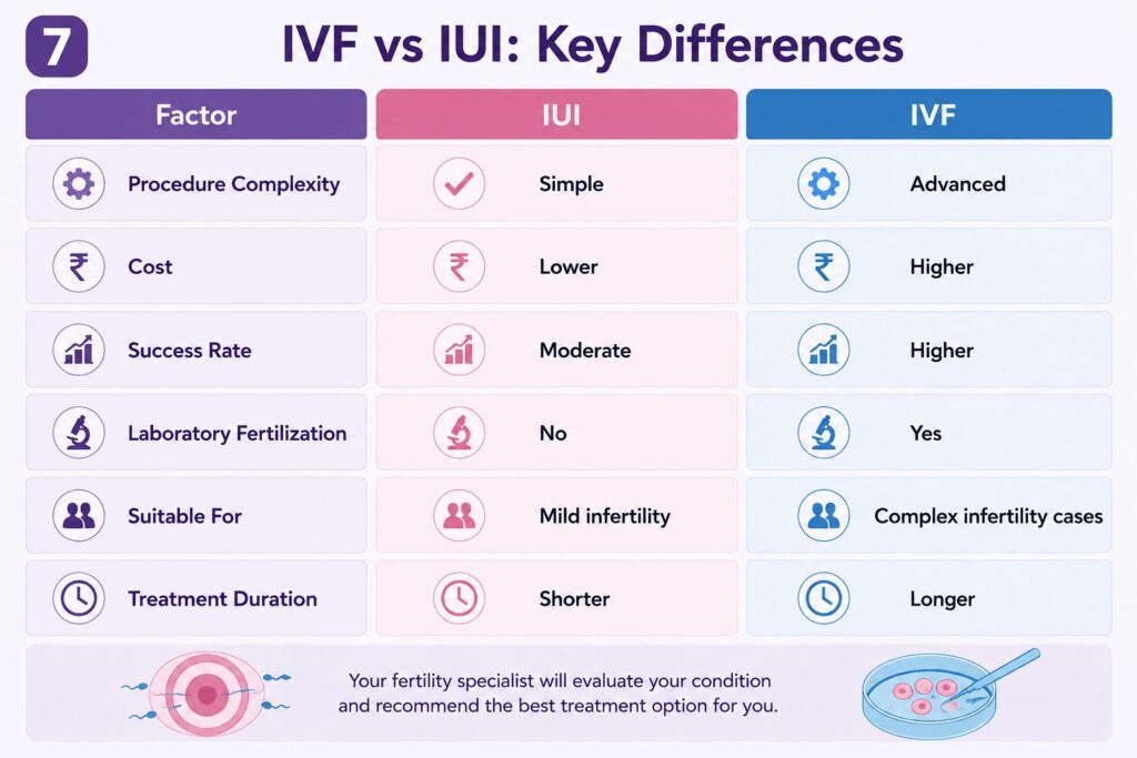 IVF vs IUI: Key Differences 