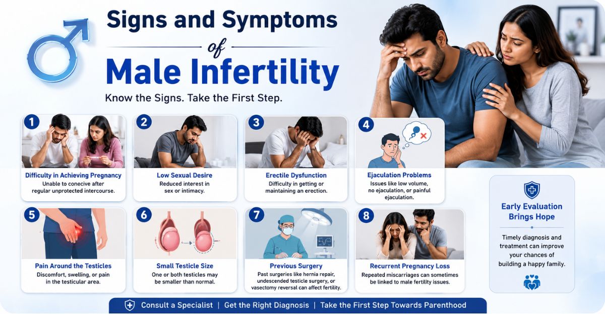 Signs and Symptoms of Male Infertility